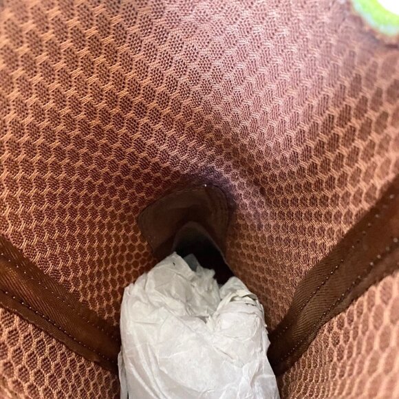 Capitan Mens Brown Cowboy Boots Size 10 D Square Toe Leather Western Rubber Sole - Picture 9 of 10